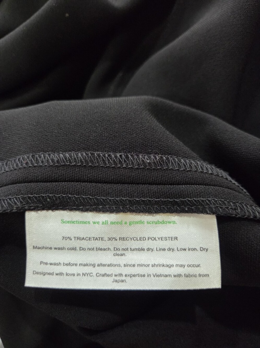 MM LaFleur Black Midi Dress with Contrast Stitching - XL - Picture 9 of 14